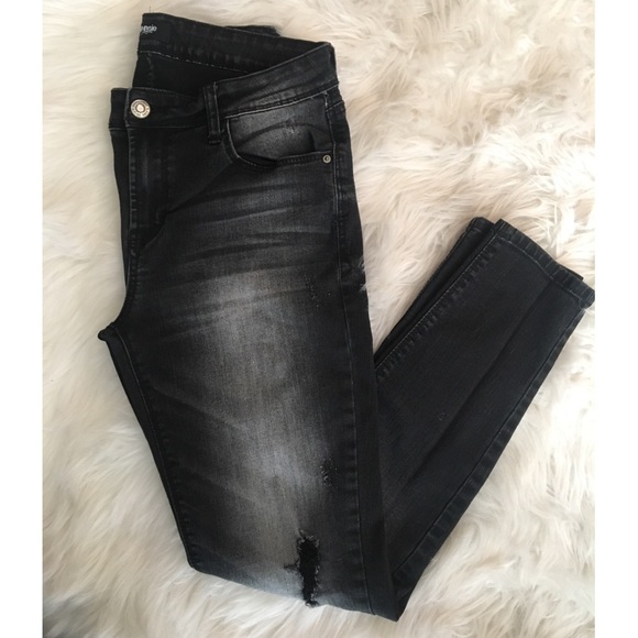 Kensie Denim - Kensie distressed skinny jeans